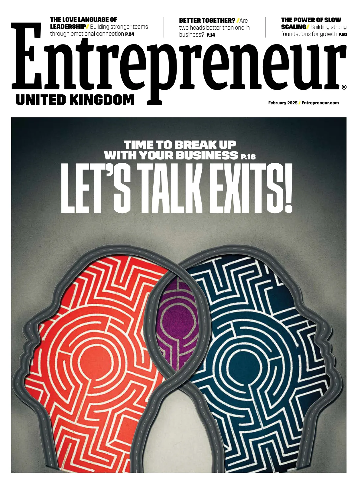 Cover of Entrepreneur UK, February 2025