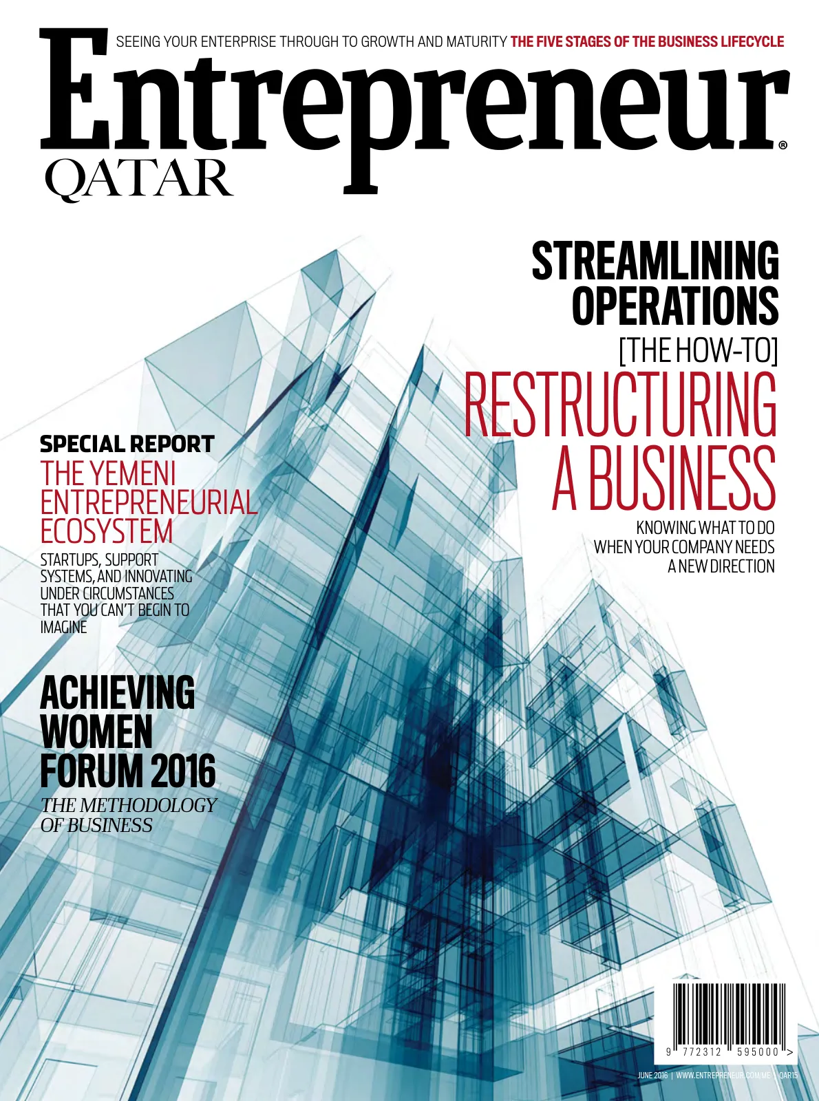Cover of Entrepreneur Qatar, June 2016