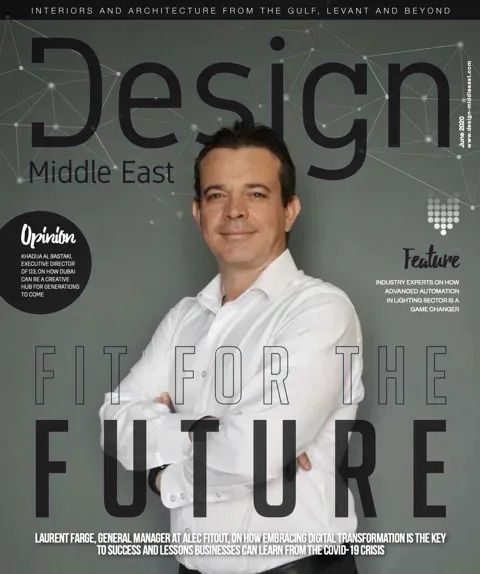 Cover of Design Middle East, June 2020