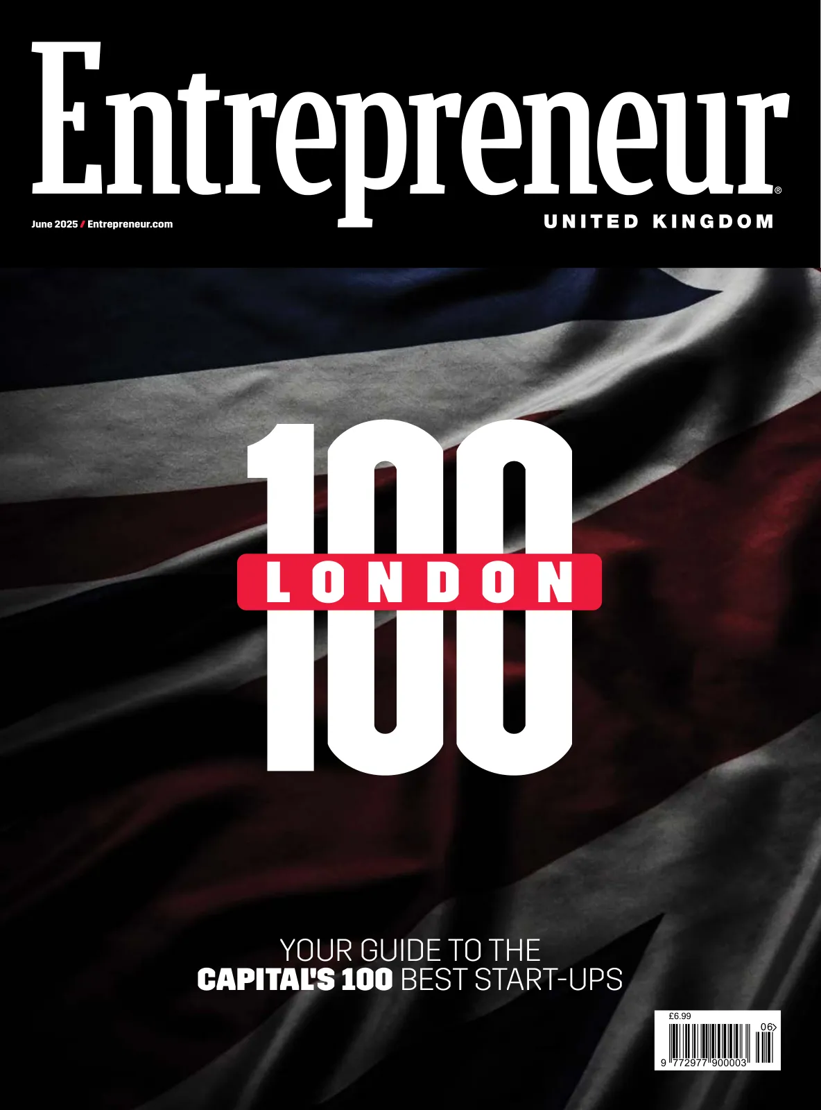 Cover of Entrepreneur UK, June 2025