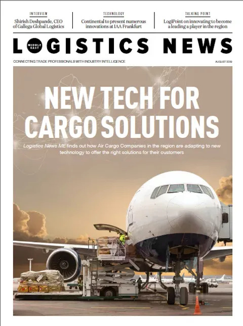 Cover of Logistics News, August 2019