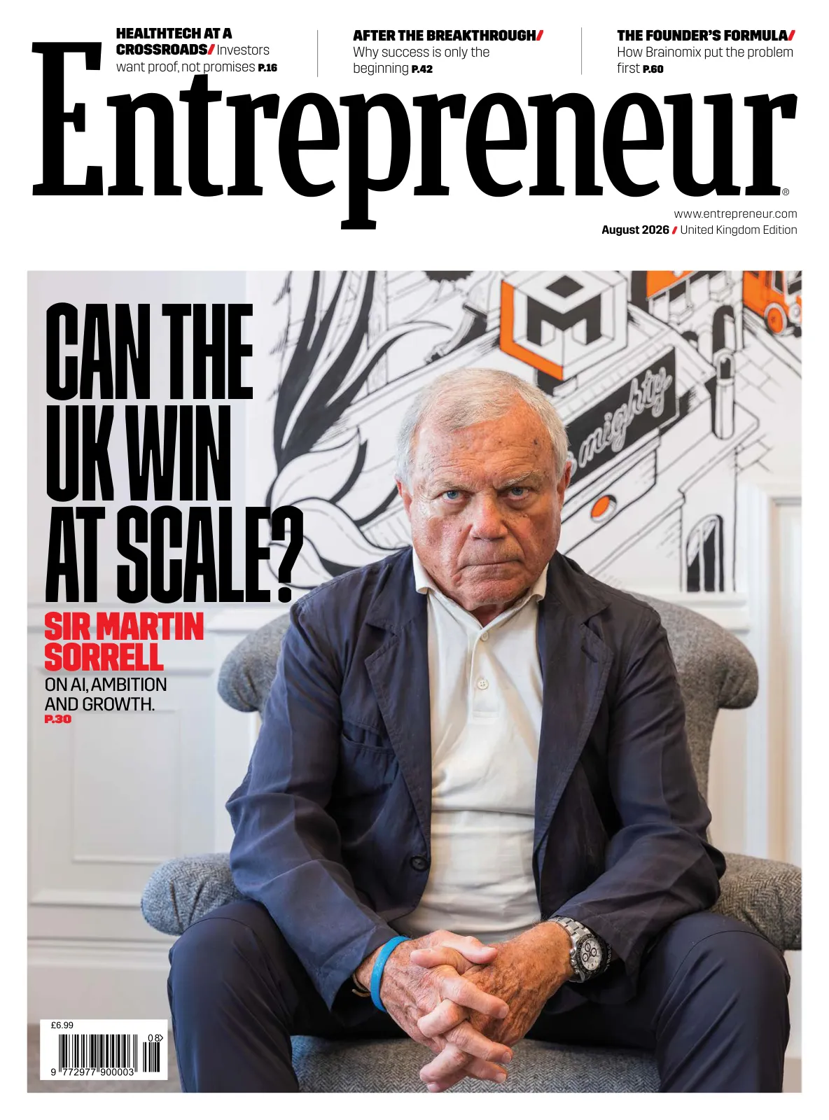 Cover of Entrepreneur UK, August 2026