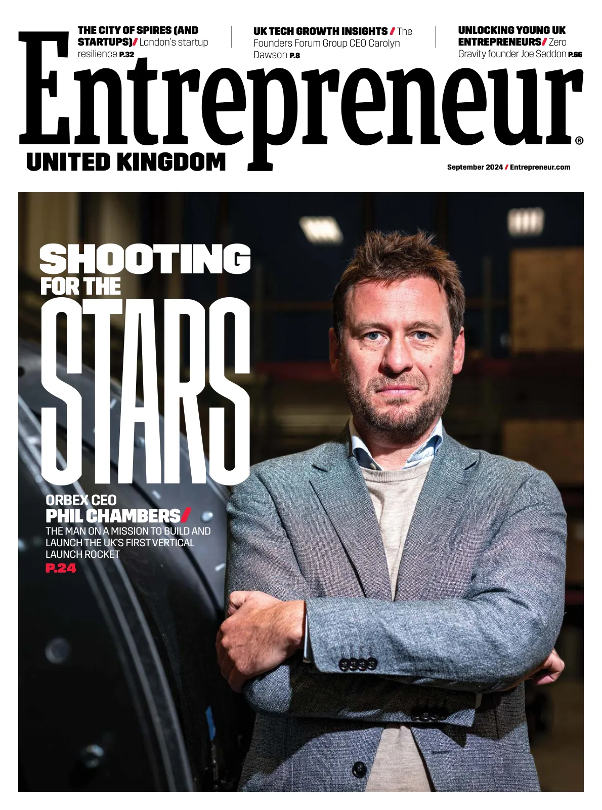Cover of Entrepreneur UK, September 2024