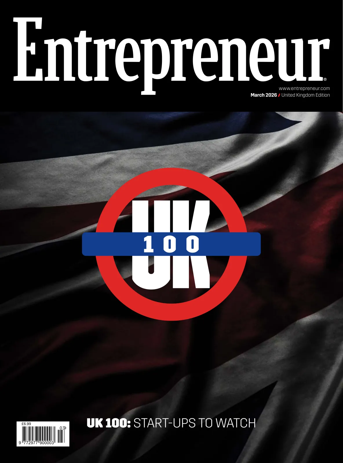 Cover of Entrepreneur UK, March 2026