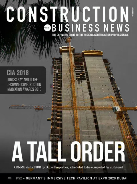 Cover of Construction Business News, October 2018
