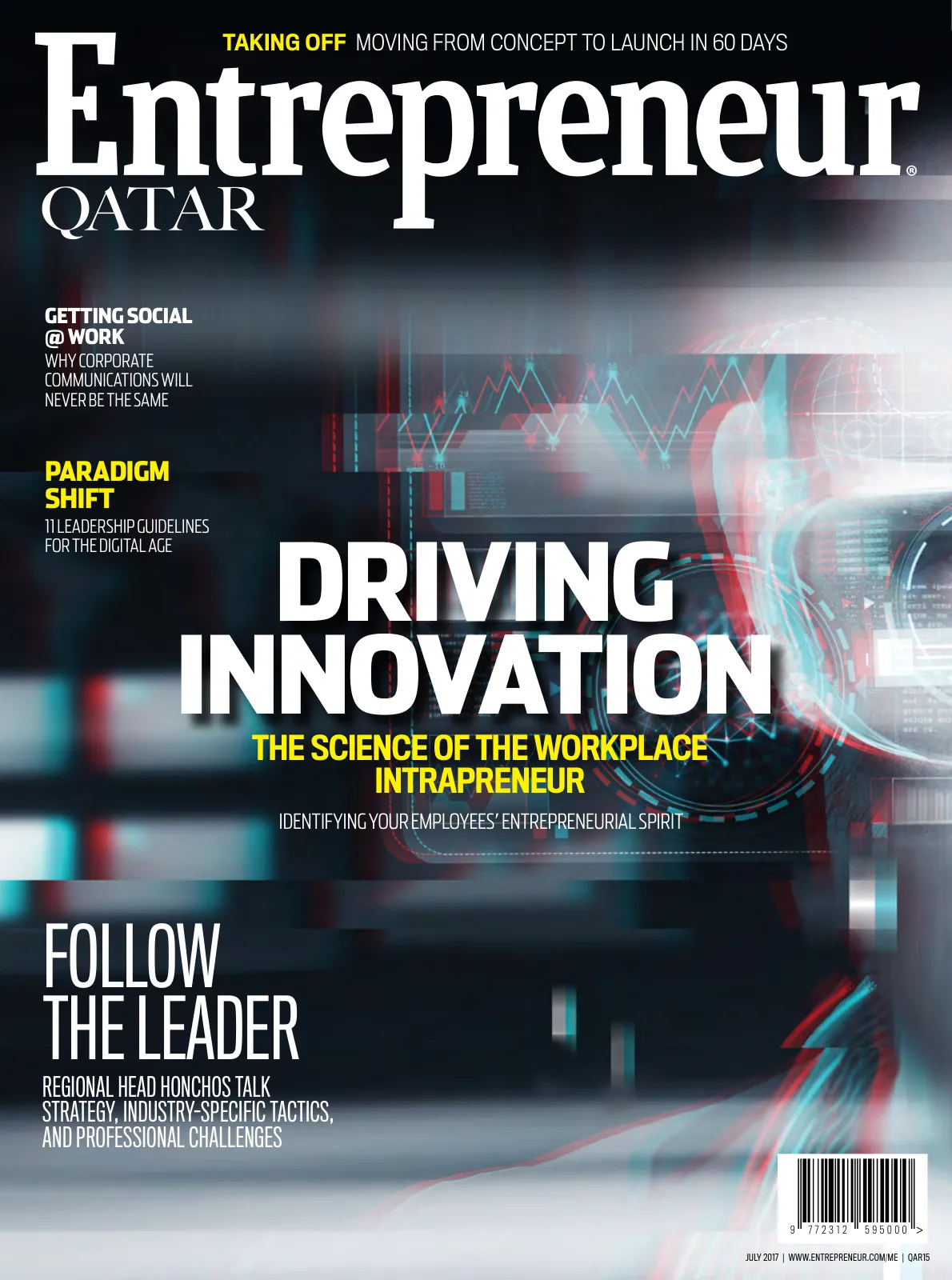 Cover of Entrepreneur Qatar, July 2017