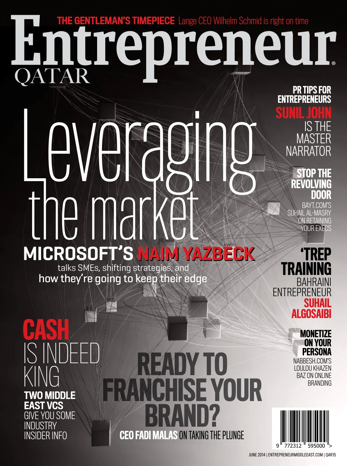 Cover of Entrepreneur Qatar, June 2014