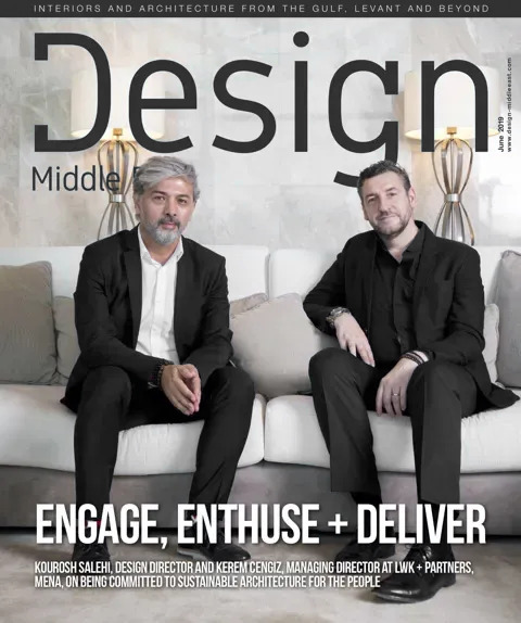 Cover of Design Middle East, June 2019