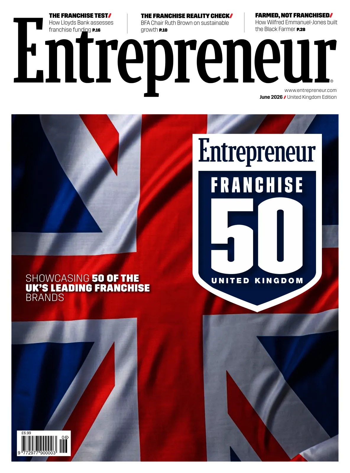 Cover of Entrepreneur UK, June 2026