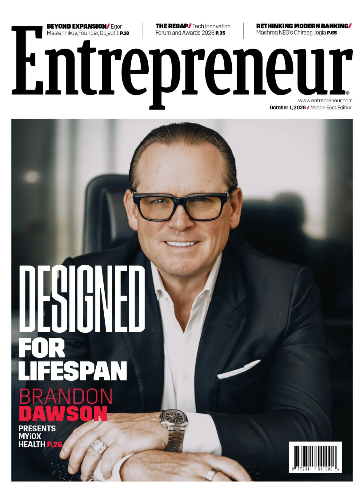 Cover of Entrepreneur Middle East, October 1, 2026